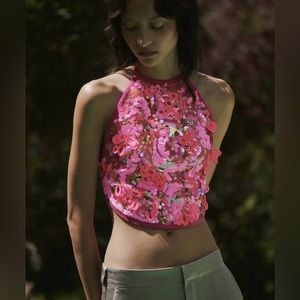 Tik Tok Famous Zara Sequin Top